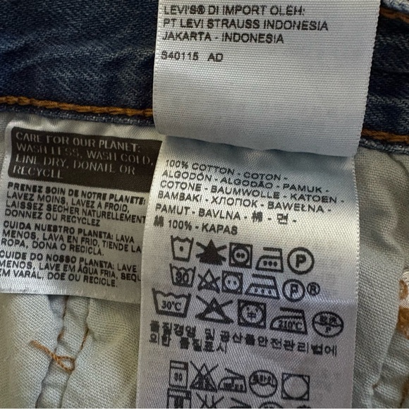 LEVI’S 501 CT acid washed distressed jeans - Picture 7 of 7